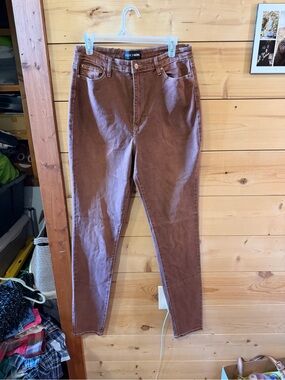 Fashion Nova High-Rise Brown Jeans